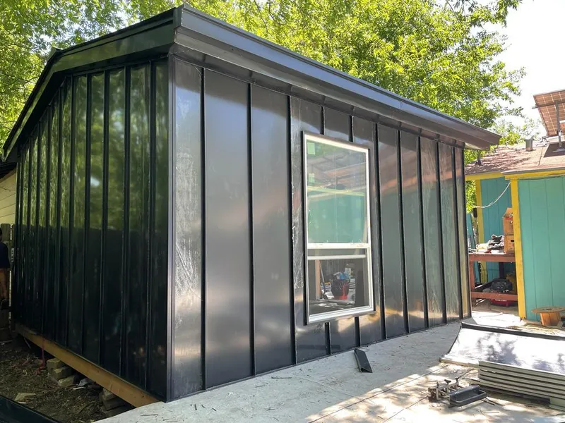 Black standing seam metal wall panels for Roof Inspection in Cumberland